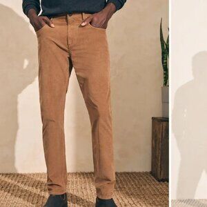 Faherty Stretch Corduroy 5-Pocket Pant Men's 32 Slim Fit